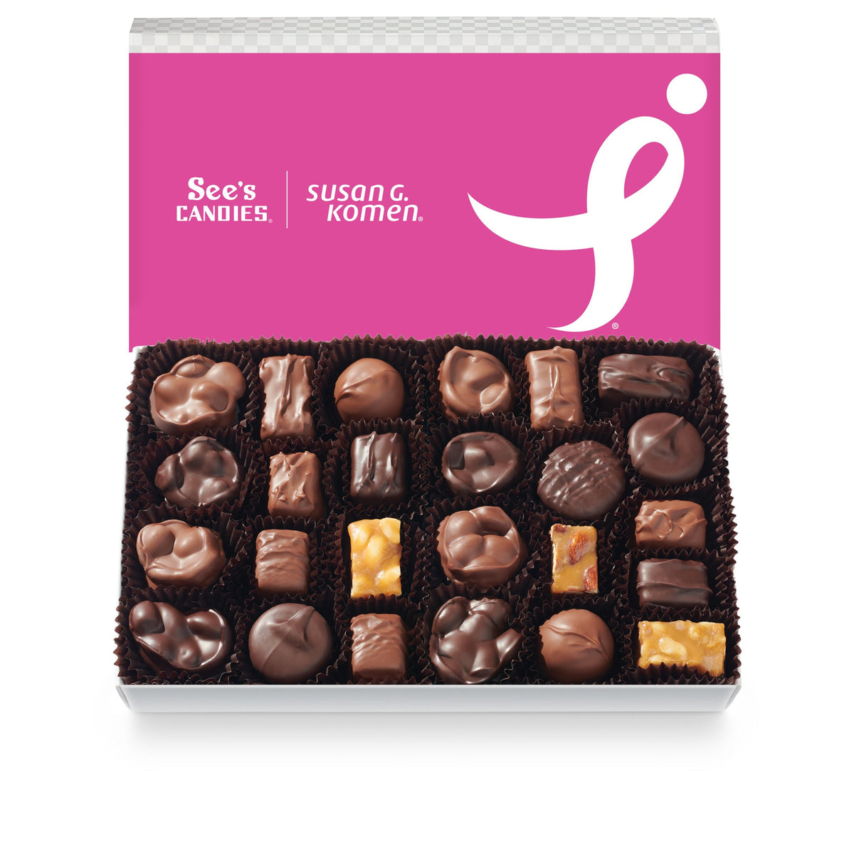 See’s Candies x Susan G. Komen® Nuts &amp; Chews